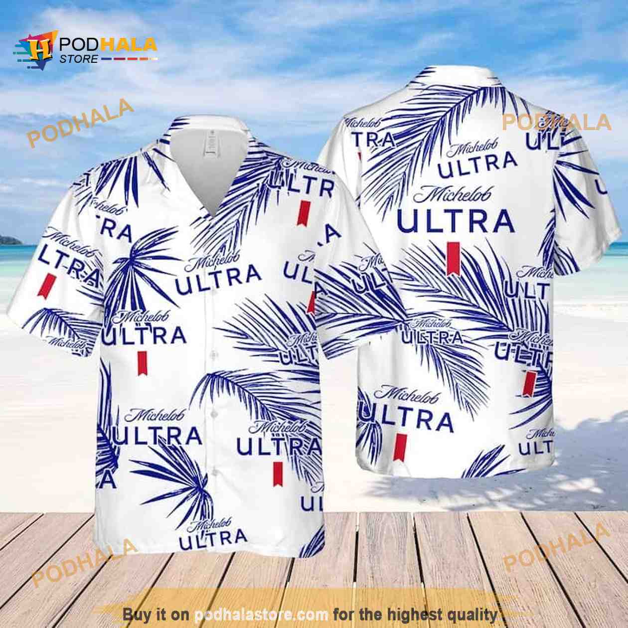 Michelob Ultra Beer Funny Hawaiian Shirt Michelob Ultra Beer Funny Hawaiian Shirt