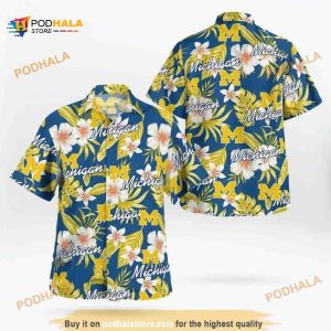 Michigan Wolverines Funny Hawaiian Shirt