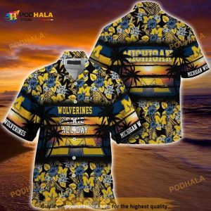 Michigan Wolverines Funny Hawaiian Shirt