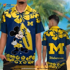Michigan Wolverines Funny Hawaiian Shirt