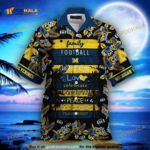 Michigan Wolverines Funny Hawaiian Shirt
