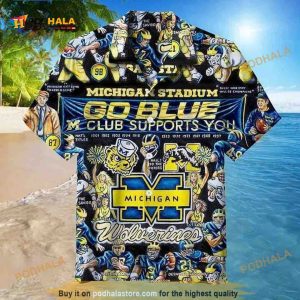 Michigan Wolverines Funny Hawaiian Shirt