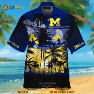 Michigan Wolverines Funny Hawaiian Shirt