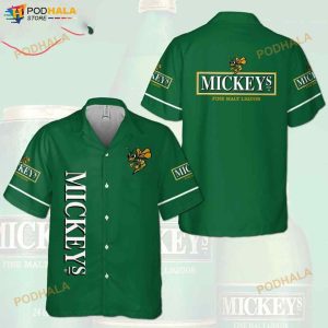 Mickeys Fine Malt Liquor Beer 3D Funny Hawaiian Shirt