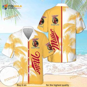 Miller High Life Funny Hawaiian Shirt
