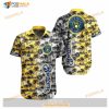 Milwaukee Brewers Name Tropical White Yellow Funny Hawaiian Shirt