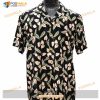 Mini Anthurium Black Funny Hawaiian Shirt