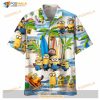 Minions And Small Gru Tropical Cut Funny Hawaiian Shirt