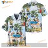 Minions Summer Tropical Vacation Minions On Car Funny Hawaiian Shirt