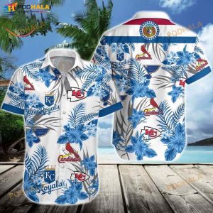Missouri Sports Cardinals Chiefs Blues Royals 3D Funny Hawaiian Shirt