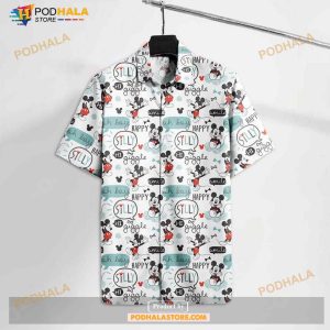Mk Mouse Oh Boy Happy Silly Awesome High Funny Hawaiian Shirt