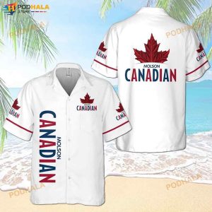 Molson Canadian 3D Funny Hawaiian Shirt