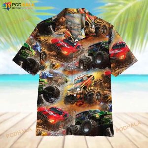 Monster Truck 3D Funny Hawaiian Shirt
