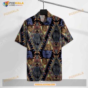 Mv Bp Mv B Panther Nakia Okoye Black Funny Hawaiian Shirt