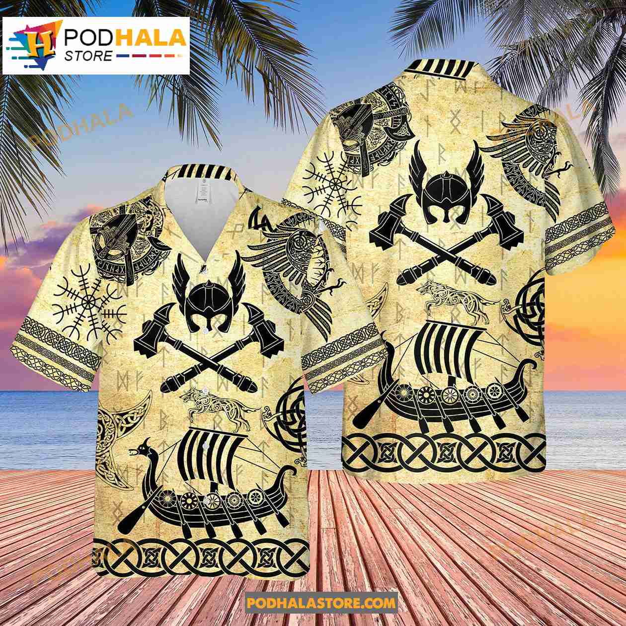 My Blood Type Is Viking Shorts Viking Hawaii Button Downs Shirt Aloha Shirt My Blood Type Is Viking Shorts Viking Hawaii Button Downs Shirt Aloha Shirt