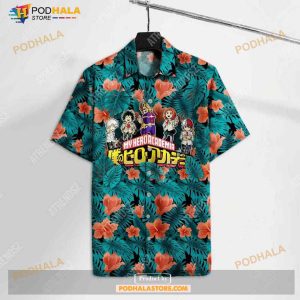 My Hero Academia Character Tropical My Hero Academia Funny Hawaiian Shirt