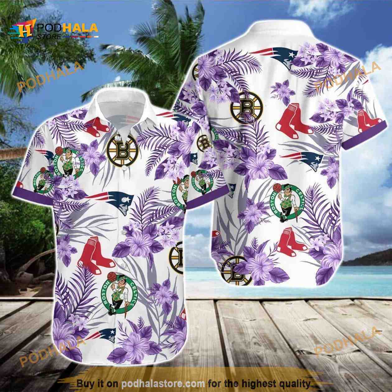 NBA Boston Celtics Hawaiian Shirt Tropical Flora Gift For Beach Lovers NBA Boston Celtics Hawaiian Shirt Tropical Flora Gift For Beach Lovers
