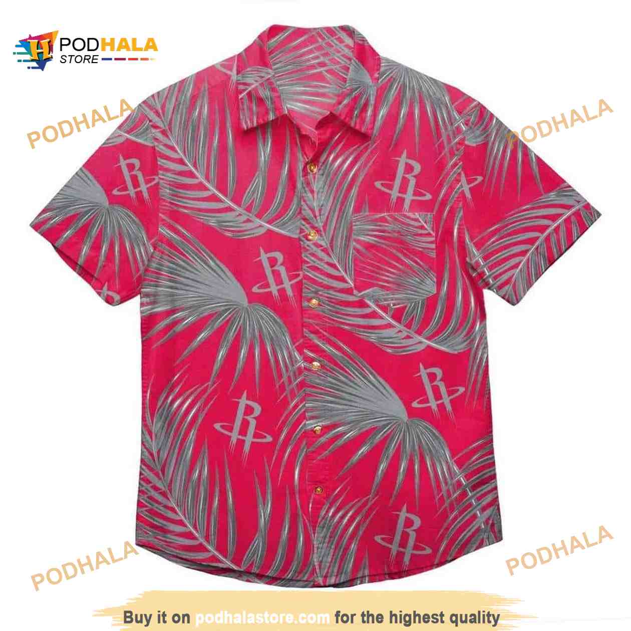 NBA Houston Rockets Hawaiian Shirt All Over Print NBA Houston Rockets Hawaiian Shirt All Over Print