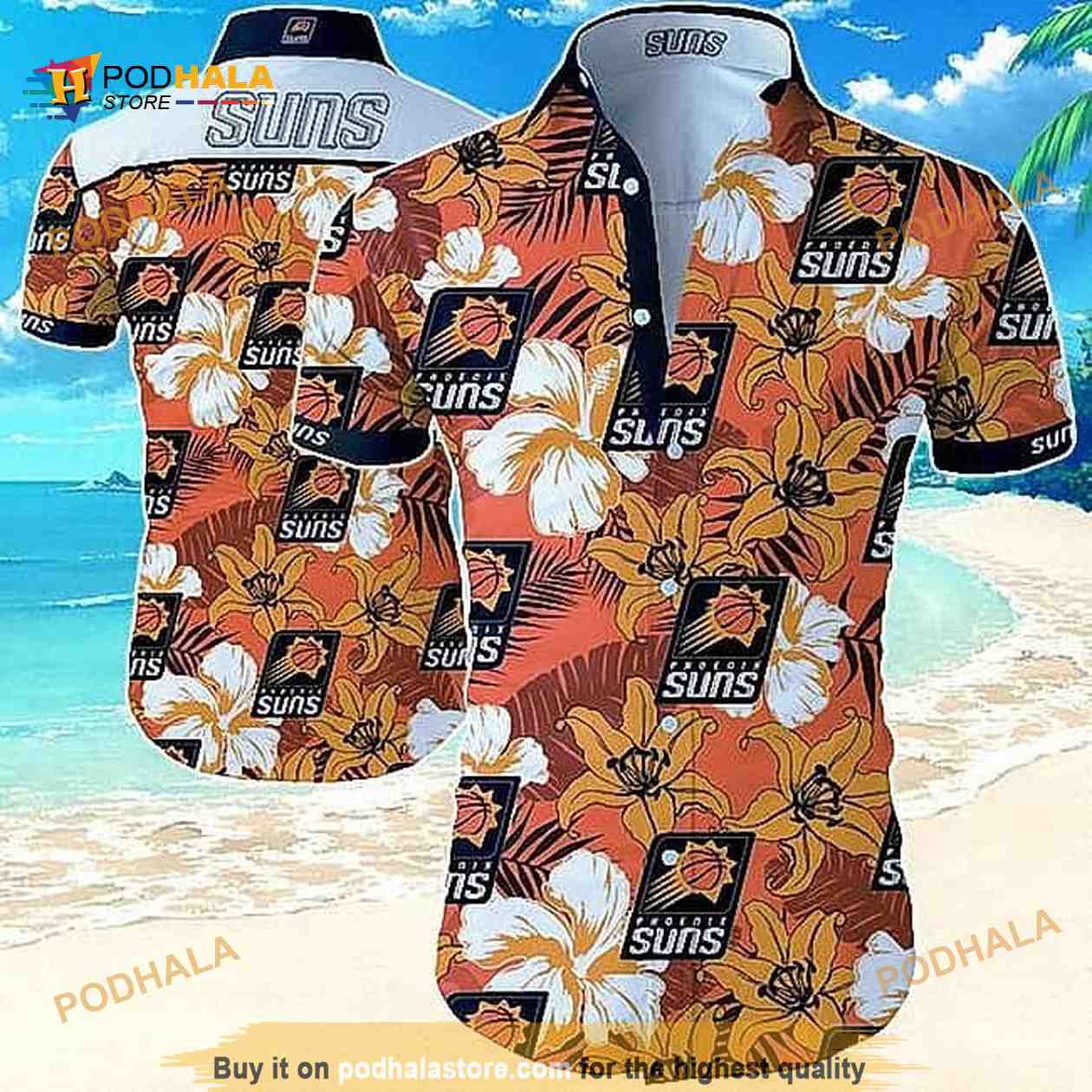 NBA Phoenix Suns Hawaiian Shirt Gift For Beach Lovers NBA Phoenix Suns Hawaiian Shirt Gift For Beach Lovers