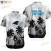 NFL Carolina Panthers Coconut Trees 3D Funny Hawaiian Shirt