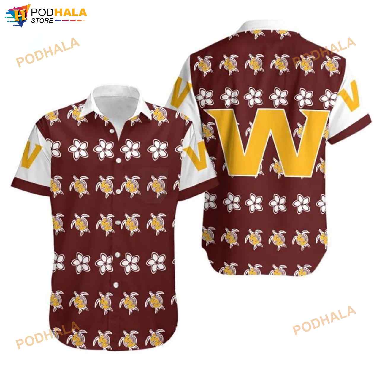 NFL Washington Football Team Turtle 3D Funny Hawaiian Shirt NFL Washington Football Team Turtle 3D Funny Hawaiian Shirt