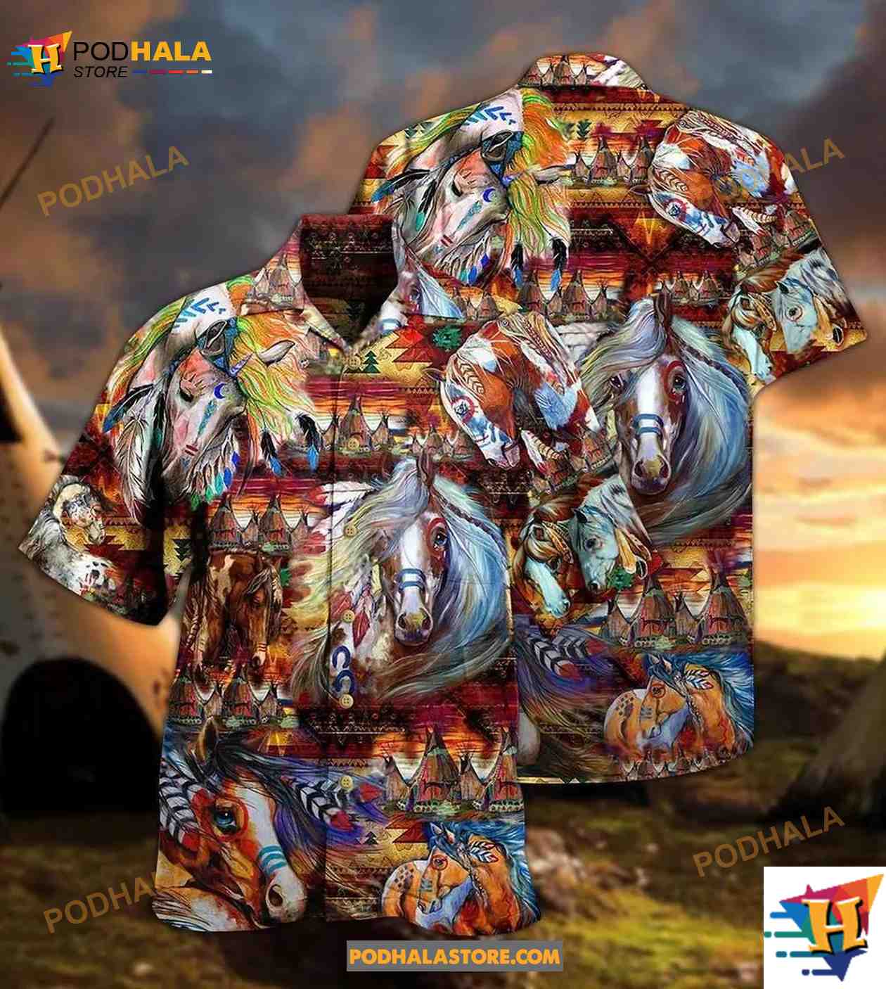 Native Horse Amazing My Soul Cool Hawaiian Shirt Native Horse Amazing My Soul Cool Hawaiian Shirt