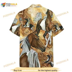 Native Horse Vintage Custom Hawaii Shirt