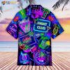 Neon Cocktail Night Club 3D Funny Hawaiian Shirt