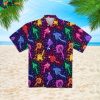 Neon Colorful Mushroom 3D Funny Hawaiian Shirt