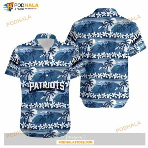 New England Patriots Coconut Trees NFL Gift For Fan Hawaii Shirt