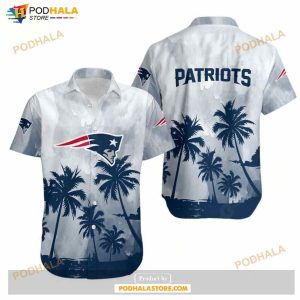 New England Patriots Coconut Trees NFL Gift For Fan Hawaiian Shirt