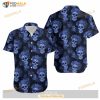 New England Patriots Mystery Skull And Flower Hawaii Shirt