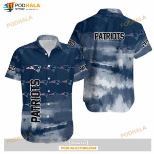 New England Patriots NFL Gift For Fan Hawaiian Graphic Print  Sleeves