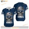 New England Patriots Sugar Skull NFL Gift For Fan Hawaiian Graphic Printed Shirt