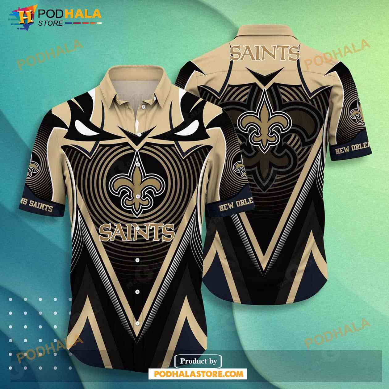 New Orleans Saints NFL 3d Funny Hawaiian Shirt New Orleans Saints NFL 3d Funny Hawaiian Shirt