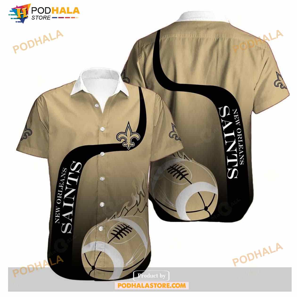 New Orleans Saints Trending Model 5 Funny Hawaiian Shirt New Orleans Saints Trending Model 5 Funny Hawaiian Shirt