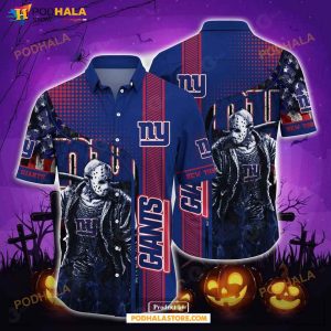 New York Giants Halloween-aloha Shirt Halloween Hawaiian Shirt For Men Women