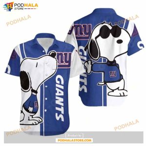 New York Giants Hawaiian Aloha Shirt For Big Fans