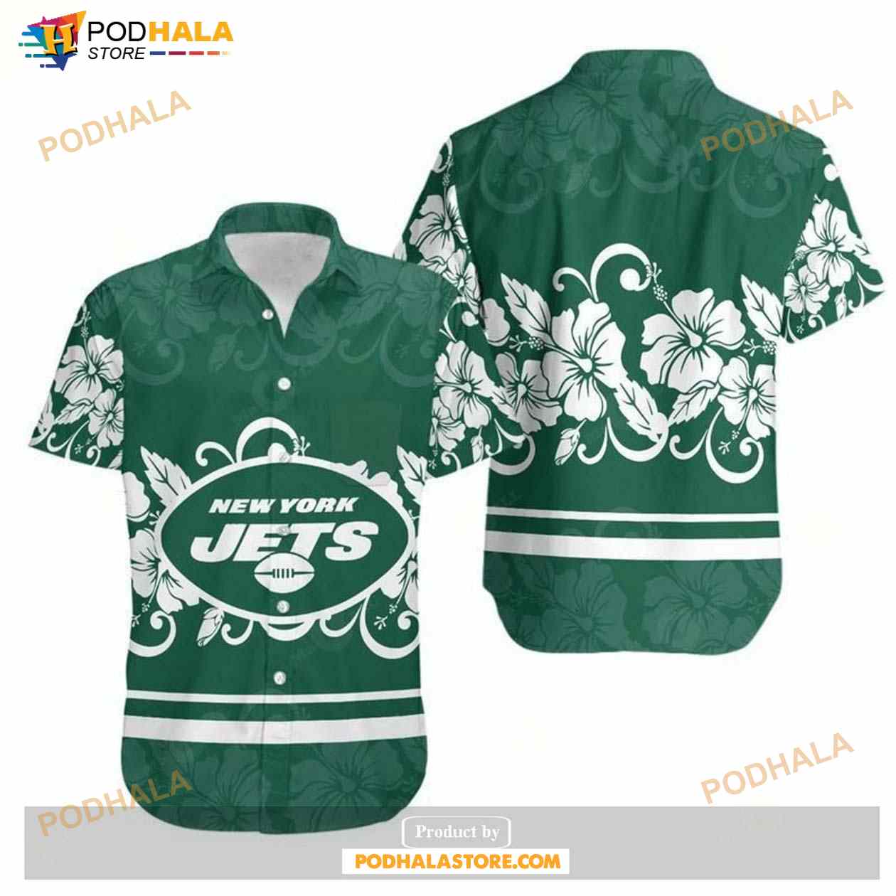 New York Jets Hibiscus Flowers Hawaii Shirt Summer Collections New York Jets Hibiscus Flowers Hawaii Shirt Summer Collections