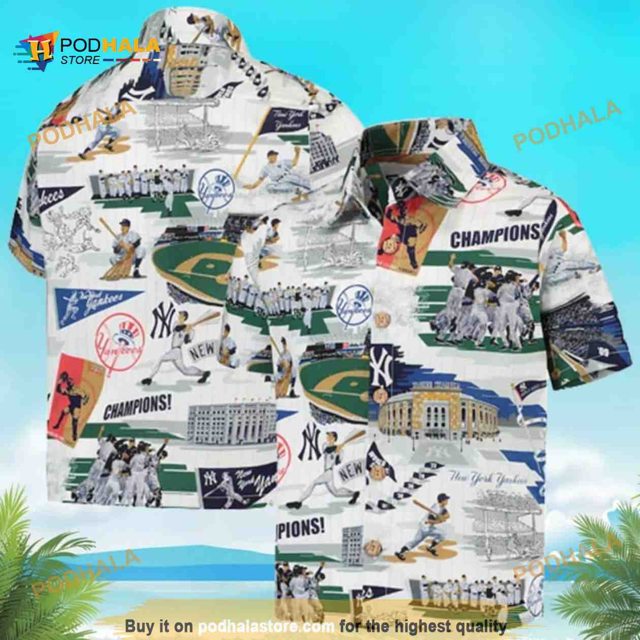 New York Yankees MLB Hawaiian Shirt New York Yankees MLB Hawaiian Shirt