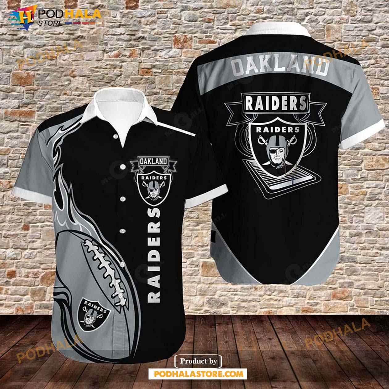 Oakland Raiders Trending Model 3 Hawaiian Shirt Oakland Raiders Trending Model 3 Hawaiian Shirt