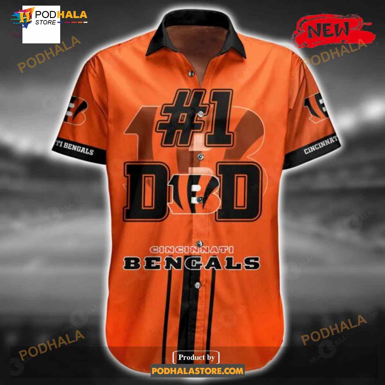 Personalized NFL Cincinnati Bengals Hot Trending Summer Collection Funny 3D NFL Hawaiian Shirt Personalized NFL Cincinnati Bengals Hot Trending Summer Collection Funny 3D NFL Hawaiian Shirt