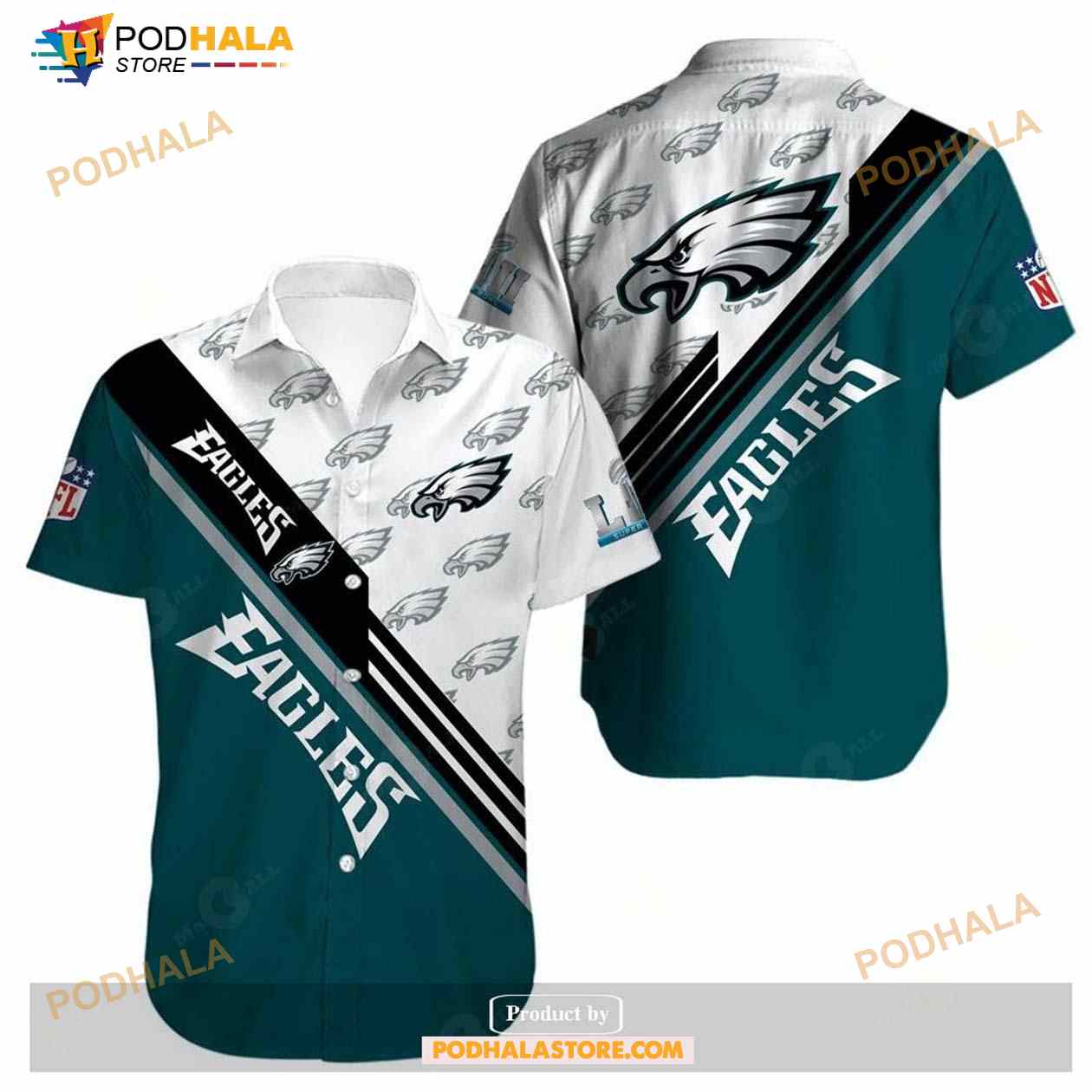 Philadelphia Eagles Trending Model 1 Funny Hawaiian Shirt Philadelphia Eagles Trending Model 1 Funny Hawaiian Shirt