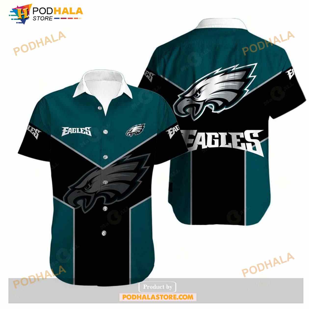 Philadelphia Eagles Trending Model 5 Funny Hawaiian Shirt Philadelphia Eagles Trending Model 5 Funny Hawaiian Shirt
