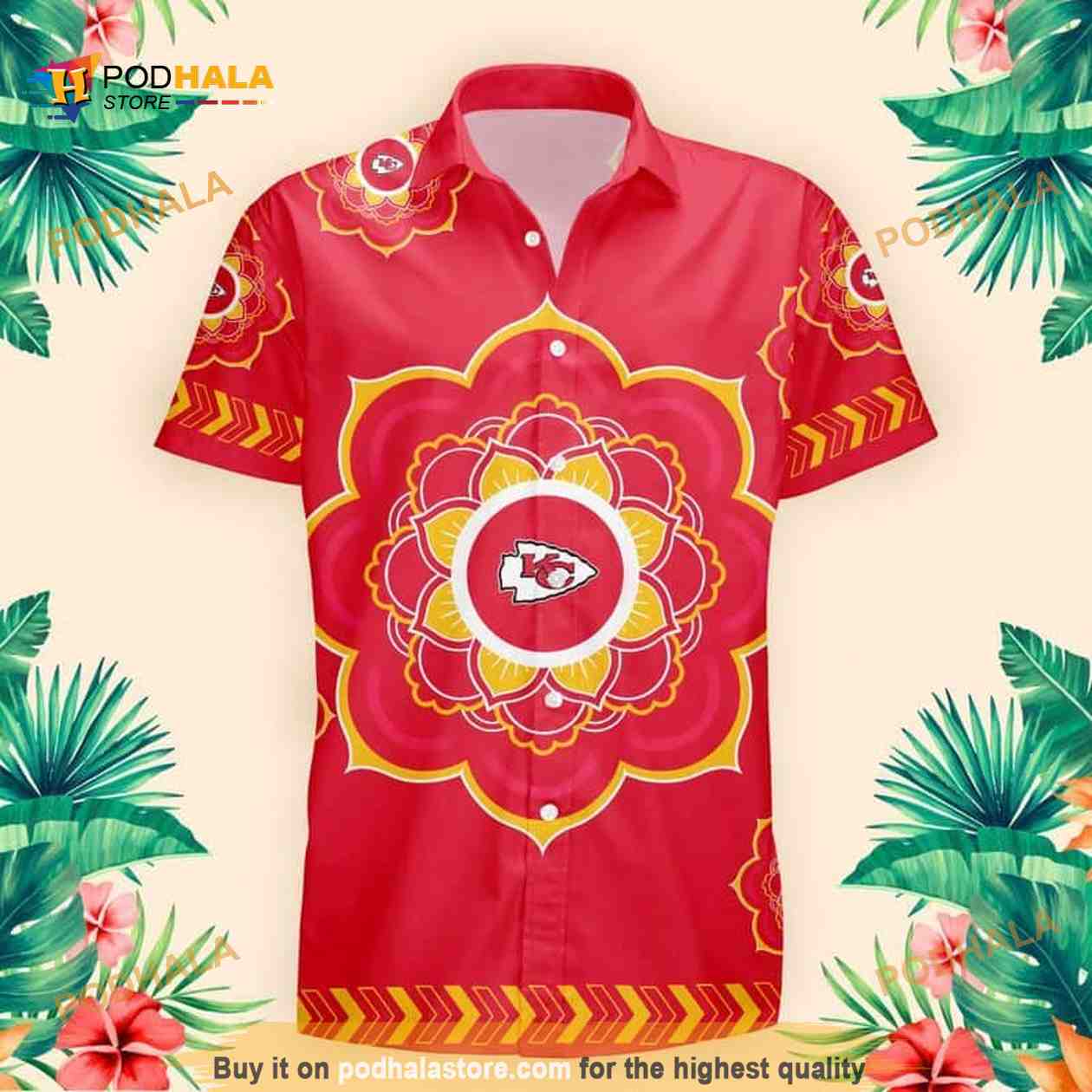 Red Aloha NFL Kansas City Chiefs Funny Hawaiian Shirt Gift For Football Boyfriend Red Aloha NFL Kansas City Chiefs Funny Hawaiian Shirt Gift For Football Boyfriend