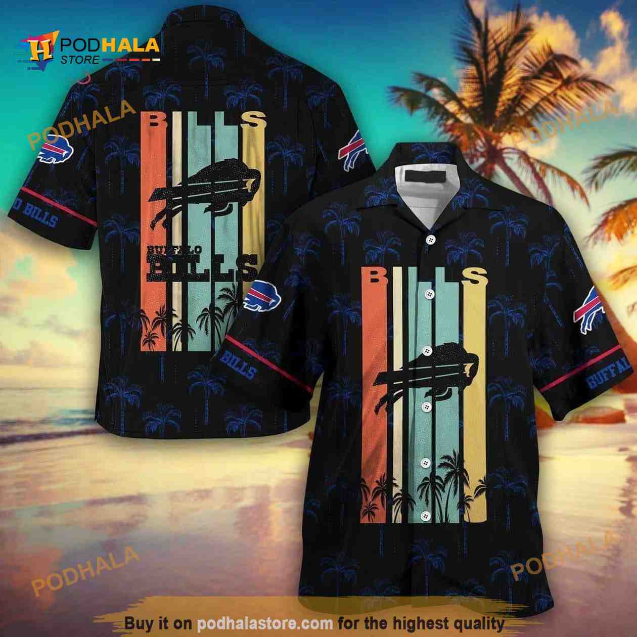 Retro NFL Buffalo Bills Funny Hawaiian Shirt Gift For Beach Vacation Retro NFL Buffalo Bills Funny Hawaiian Shirt Gift For Beach Vacation