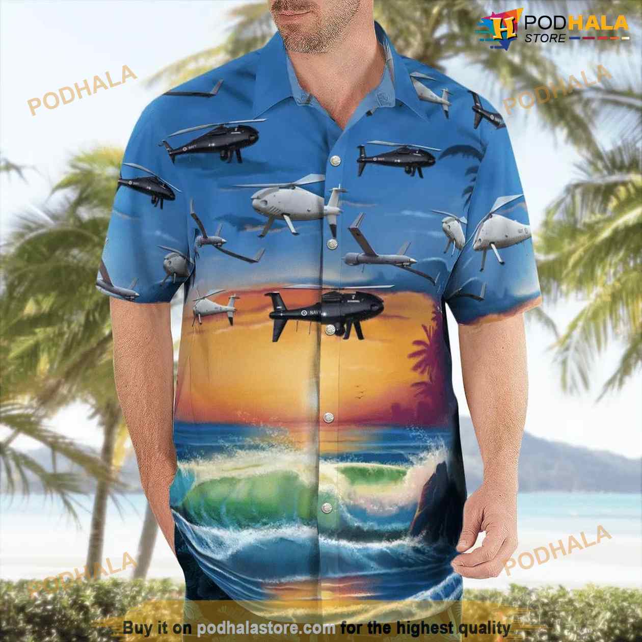 Royal Australian Navy Fleet Air Arm 822x Squadron Ran Boeing Insitu Scaneagle + Schiebel Camcopter S-100 Hawaiian Shirt For Men And Women Royal Australian Navy Fleet Air Arm 822x Squadron Ran Boeing Insitu Scaneagle + Schiebel Camcopter S-100 Hawaiian Shirt For Men And Women