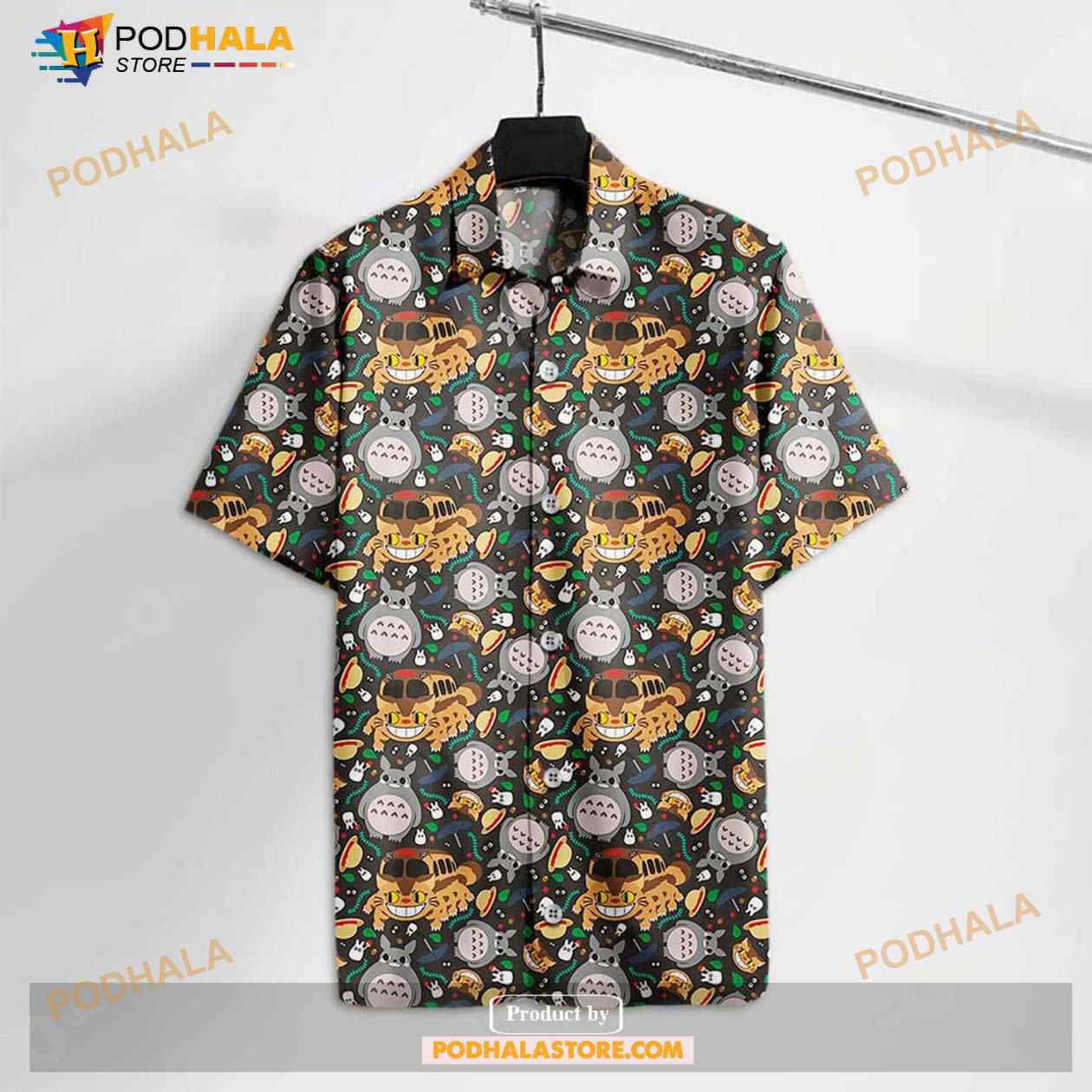 S.Ghibli S.Ghibli My Neighbor Toro Catbus Funny Hawaiian Shirt S.Ghibli S.Ghibli My Neighbor Toro Catbus Funny Hawaiian Shirt