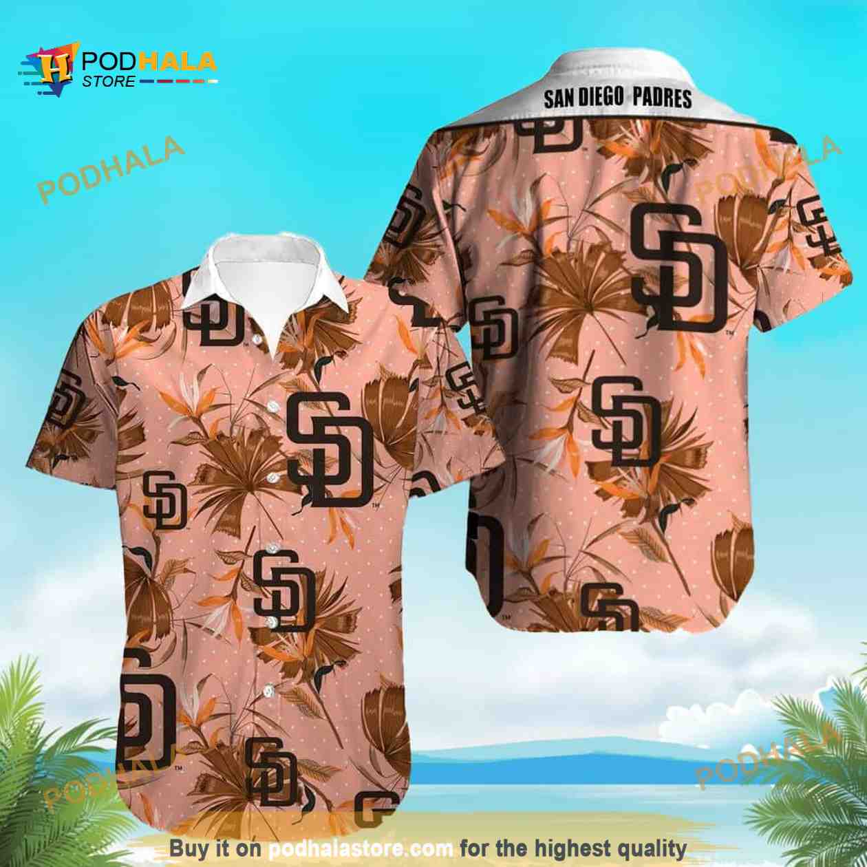 San Diego Padres MLB Hawaiian Shirt San Diego Padres MLB Hawaiian Shirt