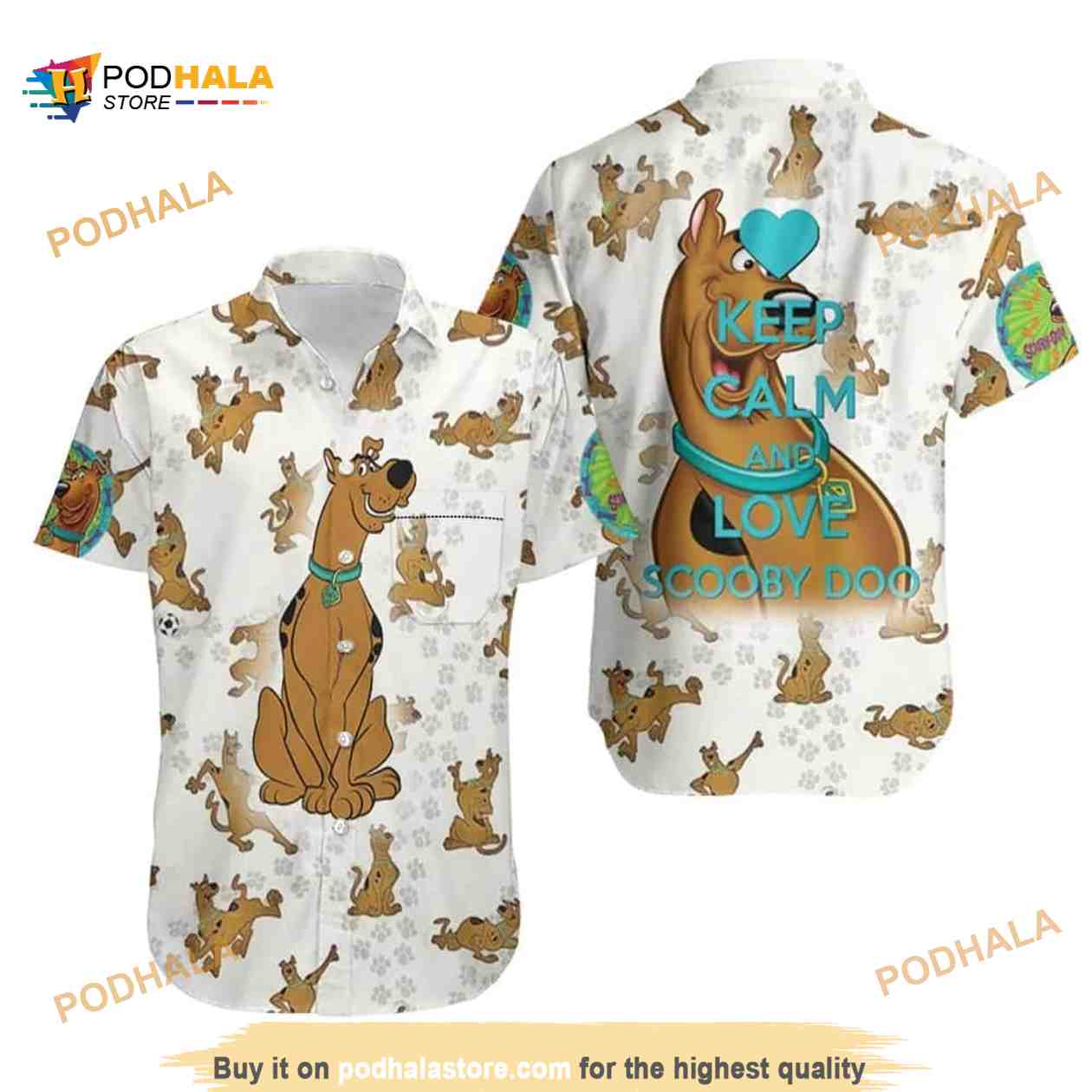 Scooby Doo Funny Hawaiian Shirt Scooby Doo Funny Hawaiian Shirt